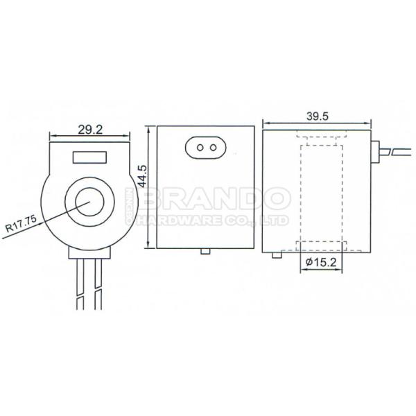 Катушка 24VDC соленоида для частей клапана соленоида тележки JAC FAW FOTON