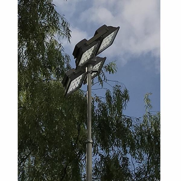 8m Pneumatic Telescopic Mast Light Tower for Fire Tender Illumination-4x200W LED flood lights