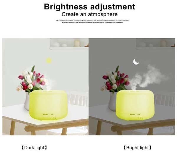 500ml Aromatherapy Essential Oil Diffuser Humidifier Room Decor Lighting with 7 LED Color