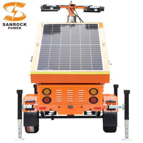 Solar Powered Lighting Towers 5 Sections Height 7M  Tower Solar Light
