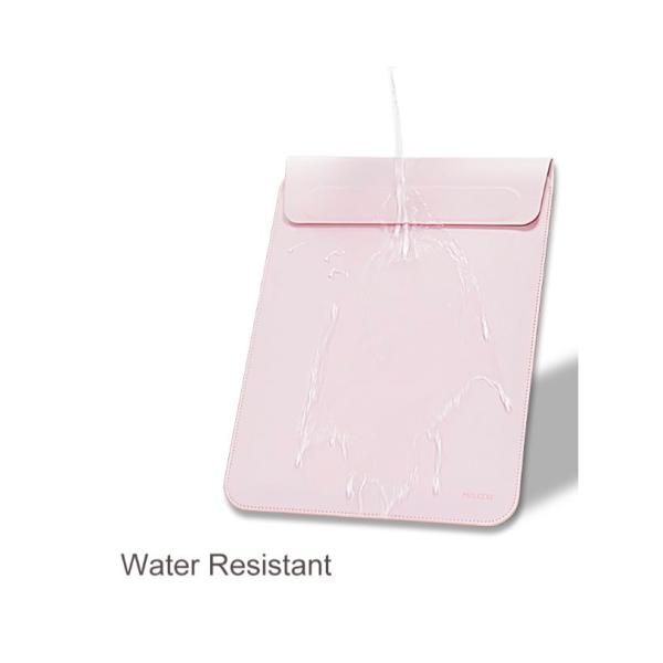 Brown Leather Protective Laptop Bag Sleeves With Magnetic Buckle