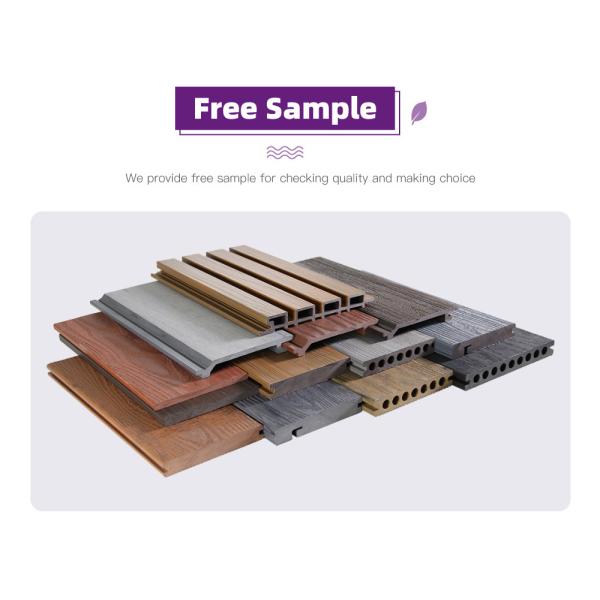 Наружный садовый дворик бассейн деревянный композитный пол