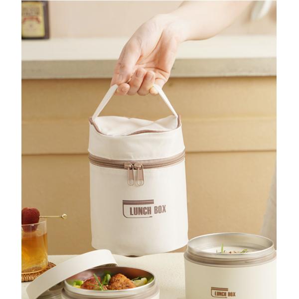 Custom Eco Friendly Plastic Stainless Steel Insulated Lunch Box for Children's Storage
