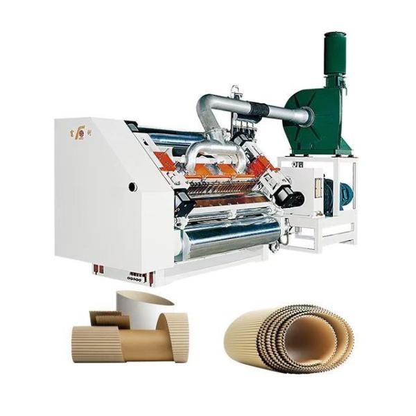 Hotels Carton Box Single Facer Flute E And B 2 Ply Corrugated Cardboard Line