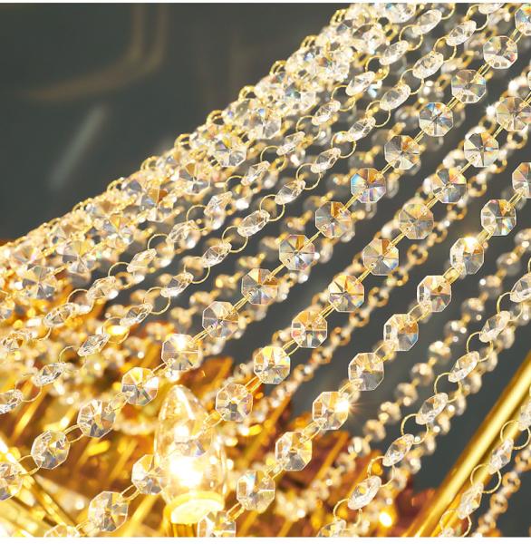 Led Crystal Chandelier For Living Dining Room Round Rectangle hotel lobby chandelier(WH-CY-239)