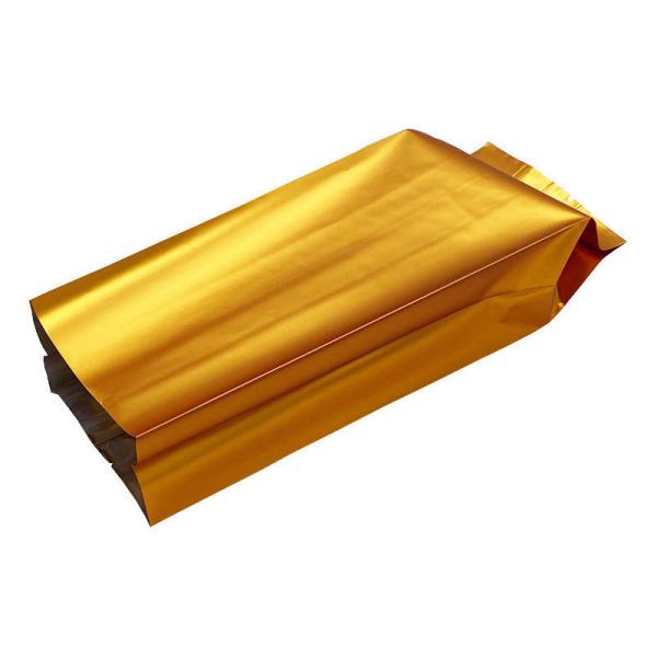 Custom Logo Side Gusset Flat Bottom Stand Up Pouch Aluminum Foil Tea Bags With Heat Seal CPP & PE Plastic Food Packaging