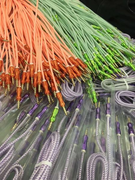 2016 aux cable different color for select , hot sale