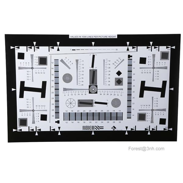 Chessboard Distortion Camera Resolution Test Chart Custom Size For Imaging Tests