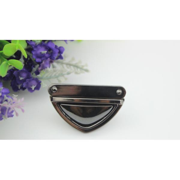 High quality fashion metal accessories zinc alloy 4 colors handbag lock hardware