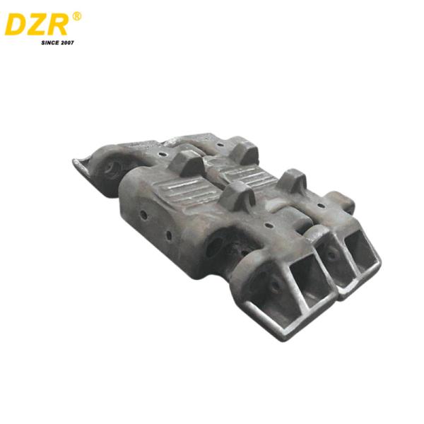PC3000 Excavator Track Shoe High Flexibility Heavy Duty With Curved Design