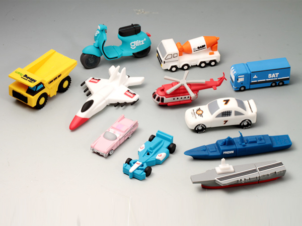 3D PVC Car/bus/ship Custom USB flash Drive for Corporate Promotional Gifts 128M-64GB 2.0