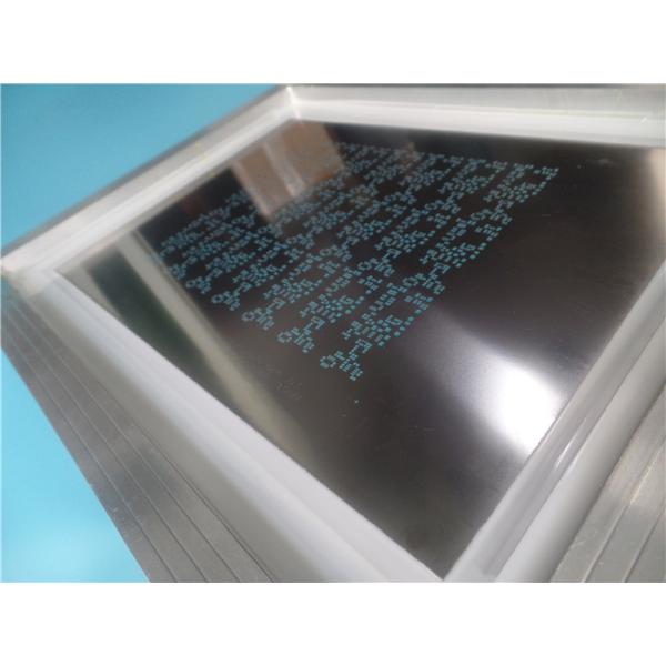 Laser SMT Stencil Made 0.12mm Stainless Steel Foil With 520 X 420mm Aluminum Frame