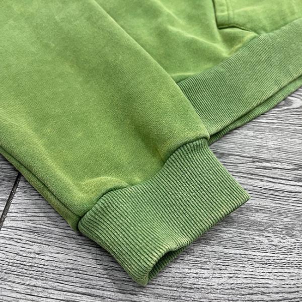 Colores personalizados con capucha para hombres con cremallera bordado con cheniles de gran tamaño con capucha recortada ropa de calle con etiqueta de impresión personalizada