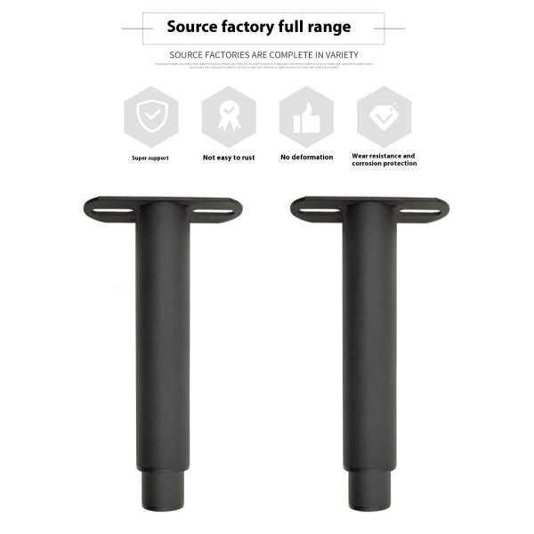 Modern Heavy Duty Adjustable Height Center Support Foot Bed Frame Furniture Hardware Bed Legs