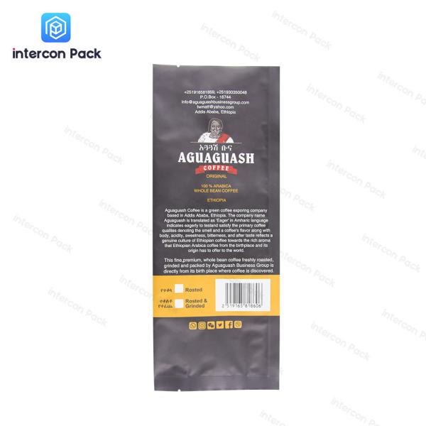 Coffee Bean Gusset Packaging Bag Heat Sealing Aluminum Foil Packaging Bags
