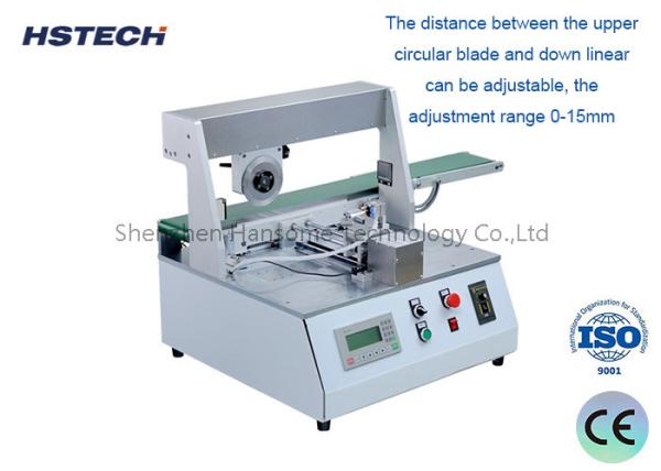 400mm Length V-groove PCB Depaneling Equipment with High Speed Steel Blade Design