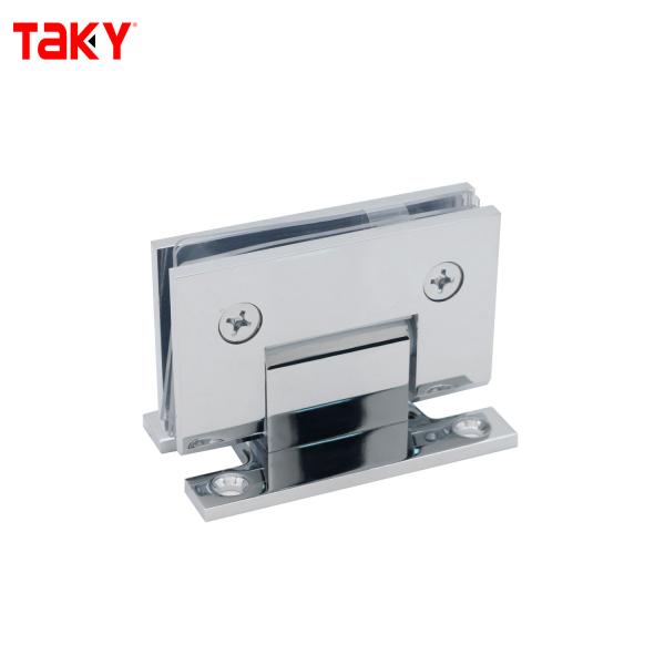 Supplier 90 Degree Wall Mounting Framed 8-12mm Glass Shower Door h Plate Hinge