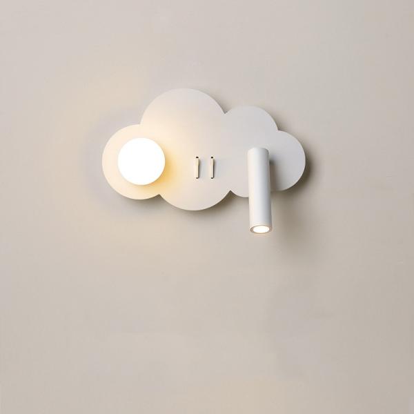 Bedroom bedside reading wall lamp creative full acrylic ball eye protection spotlight modern sofa background wall lamps