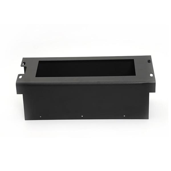 Customized Metal Stamping for Black Powder Coated Bracket Part Customized to Your Needs