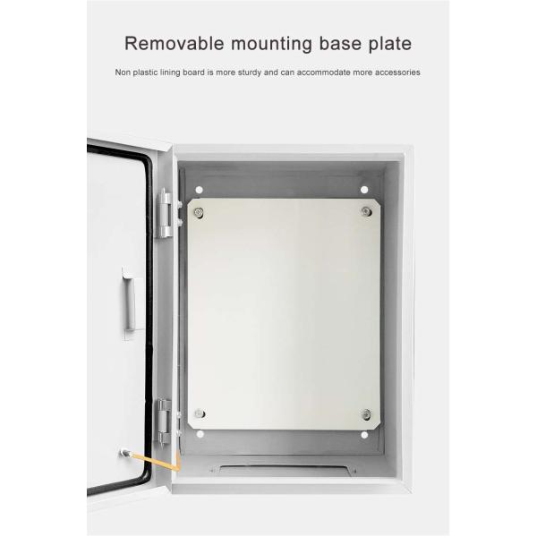 Steel Electrical Junction Box Indoor & Outdoor Electrical Enclosure Box Wall Mounted Waterproof&Dustproof Metal Box