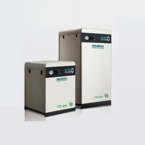 Oil free scroll air compressors