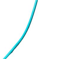 Blue Fire Resistance PP Strip PP Plastic Rigid Pvc Profiles Decorative Strip Customized