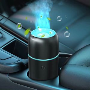 Mini Portable USB 100ml Household Aroma Diffuser Air Humidifier Mist Diffusor With Simulation Flame Night Light for Car