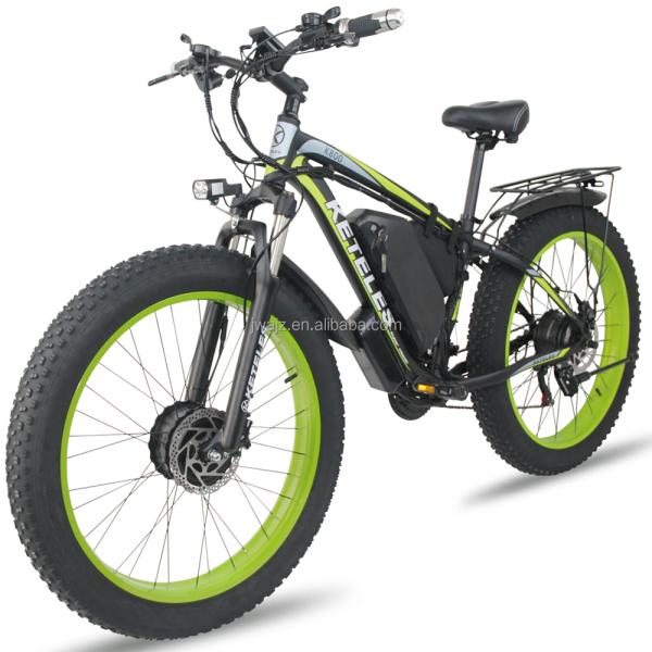 High Power 17.5AH Battery Electric Bike with Front Hub Motor and Aluminum Alloy Frame