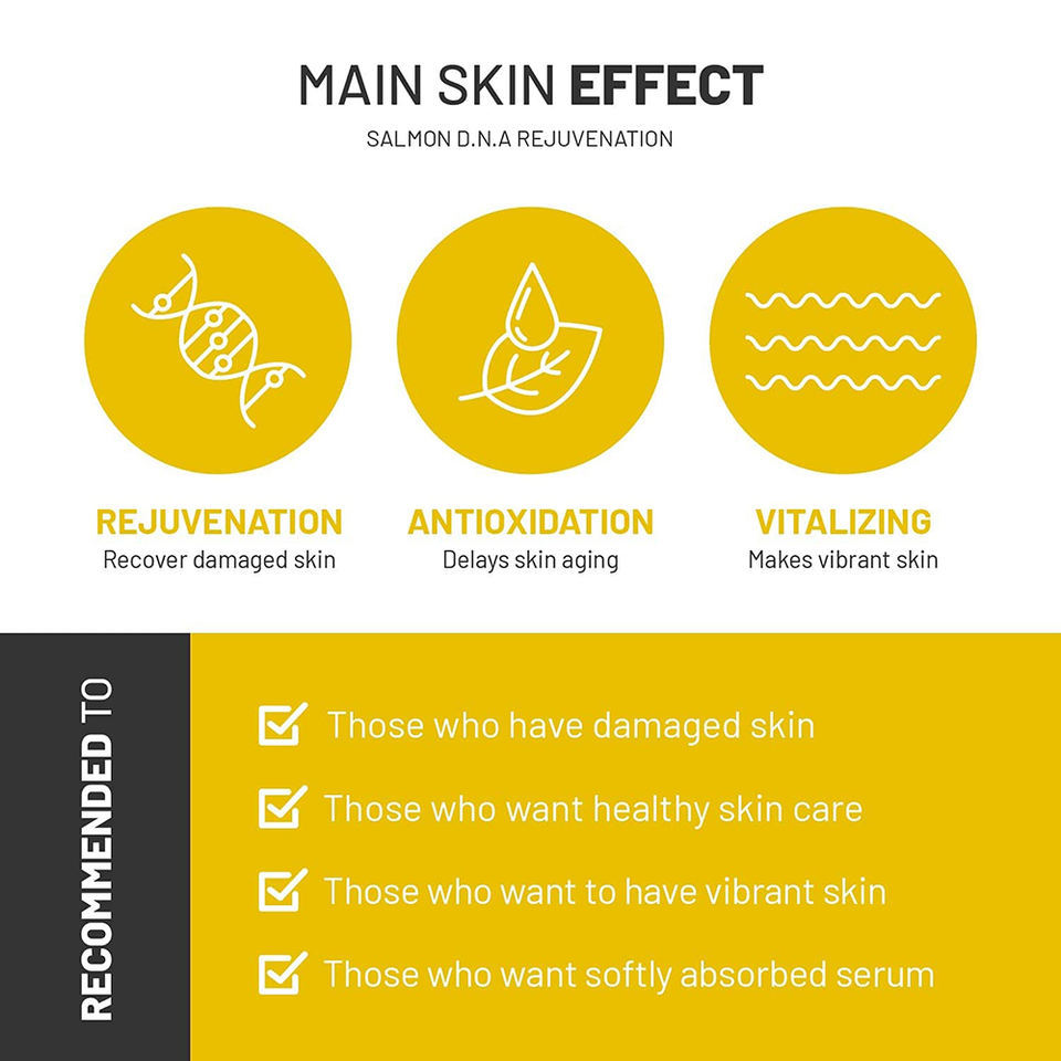 OEM ODM Korean salmon DNA EGF composite Jinanbu serum proprietary brand skincare firming moisturizing anti wrinkle facial serum moisturizer