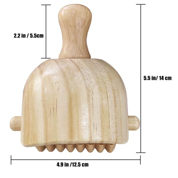 Feature 2 Customized Logo Availabled Wood Therapy Massage Tools for Cellulite Reduction