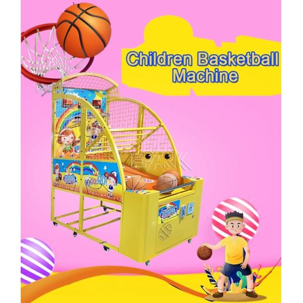 100W Coin Operated Street Basketball Shooting Game Machine For Children