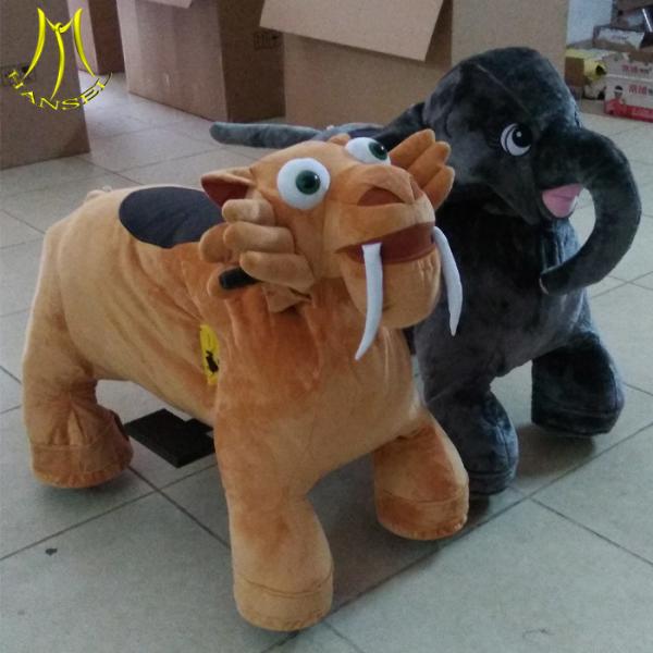 Hansel walking dog battery operated ride horse animal electric plush ride in mall