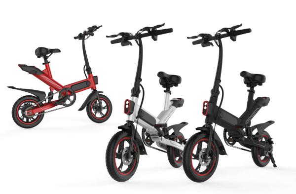 40 - 60KM Long Voyage Aluminum Folding Electric Bike For Urban Tourism