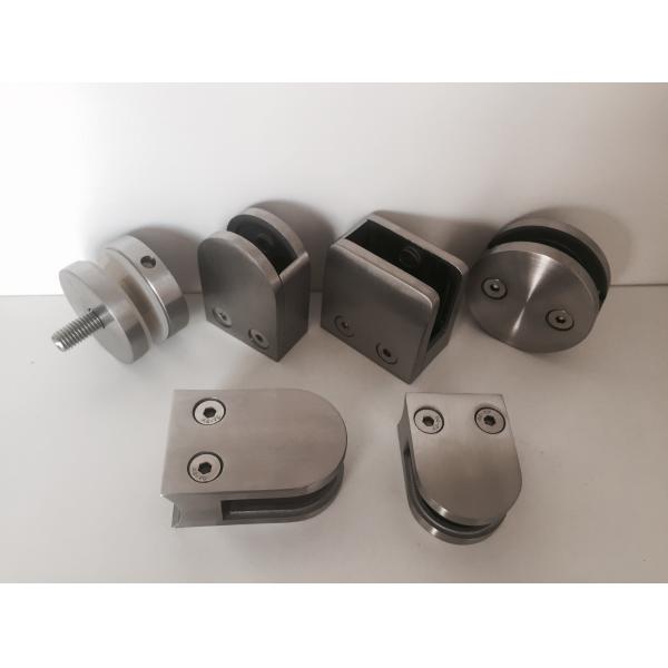 Stainless Steel Glass Baluster Railing With 12mm Tempered Glass For Commercial Building