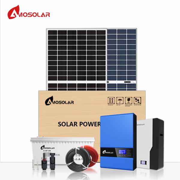3kw Amosolar On Grid Off Grid Inverter híbrido com MPPT Inverter solar inverso de três fases