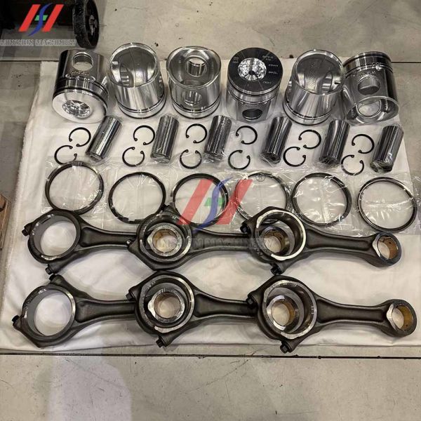 6BT 5.9 Connecting Rod Piston Kit for Engine Block Overhaul