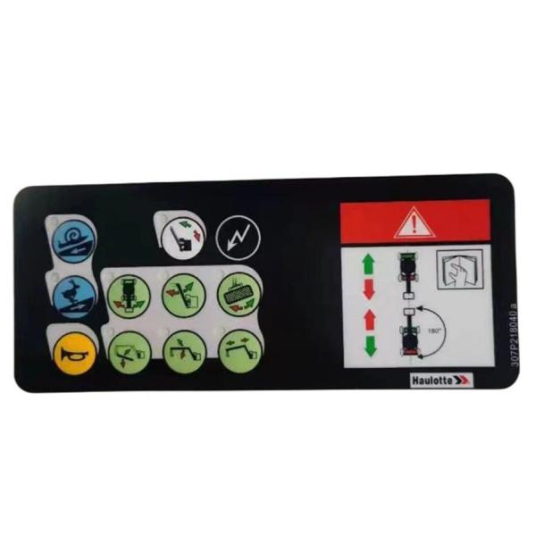 Haulotte Decal 307P218040 Decal Upper Control Box Label for Haulotte Lifts HA12IP