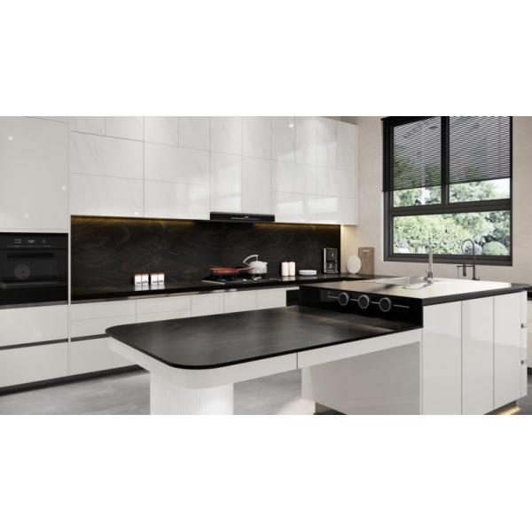 Versatile U Shaped Kitchen Cabinet Modern Black Kitchen Cabinet With Maximized Storage