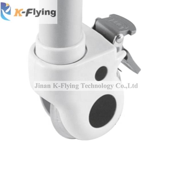 Three Layer Hospital Instrument Trolley Diagonal Brake