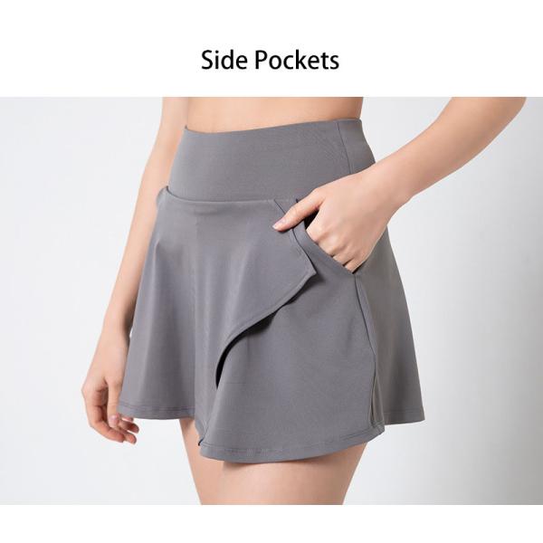 Women's Tennis Skirts with 2-Pockets Pleated High Waisted Golf Athletic Skirts