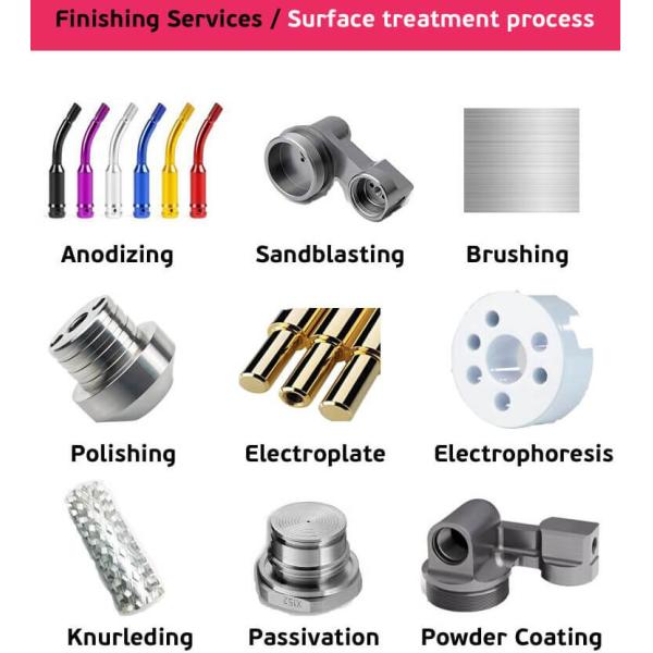 6061 T6 Parts Anodizing Lathe Machining CNC Turning Parts Aluminium Fabrication Turned Parts Custom by 2D