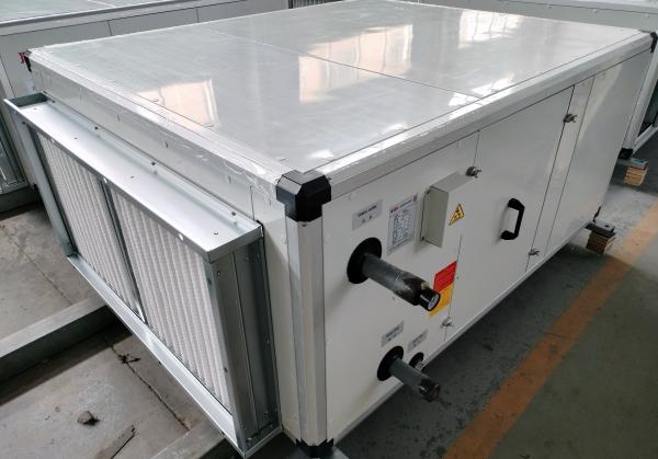 4 Rows-8 Rows Commercial HVAC Air Handling Units size Customized