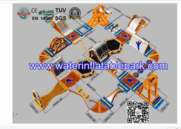 Commercial  Water Park With Slides , Theme Park Water Rides