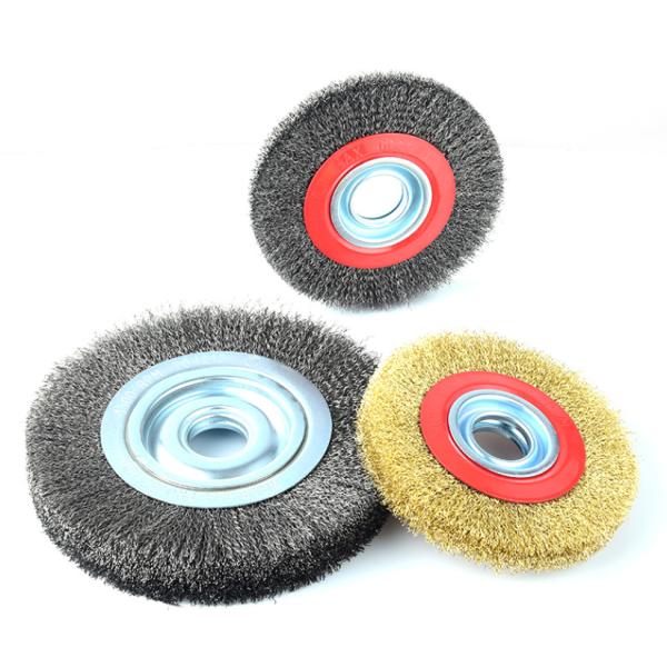 Отполированная щетка колеса волнистой проволки щетки чистки колеса провода SS304 потоков 0.15mm для Deburring