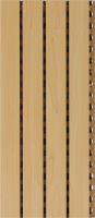 Painéis acústicos de fibra de madeira MDF ranhurados Design clássico Absorção de som 2440mm