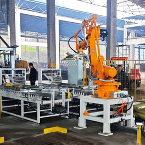 Bag Palletizer for Fertilizer Industrial Packaging Line Fully Automatic Grain Packing Line Robot Palletizer