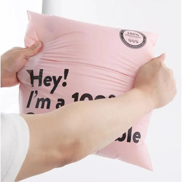 Plant Based Custom Padded Mailer Bags Plastic Waterproof Tear Proof