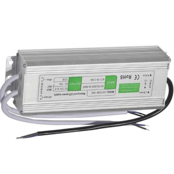 LED Lighting Waterproof 24v led driver 100w 120W IP67 DC LED Electronic Transformer Power Supply
