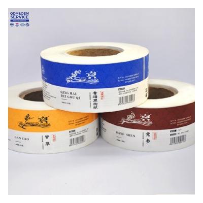 Custom logo Label Sticker Print Adhesive Waterproof Vinyl Paper Round Custom Self-adhesive Vinyl Stickers logo Sticker
