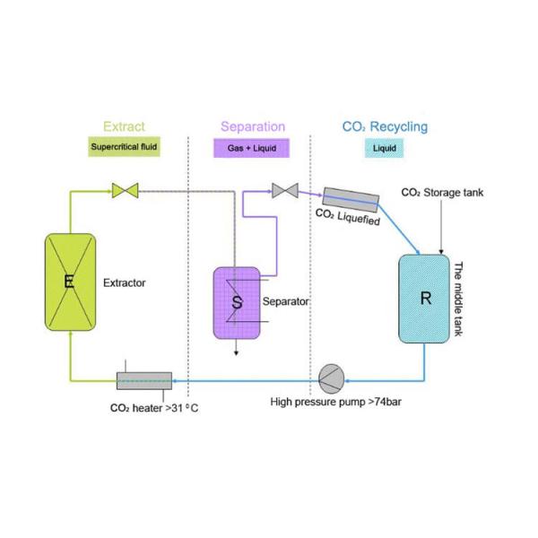 Устройство для экстракции сверхкритической жидкости 10 л.